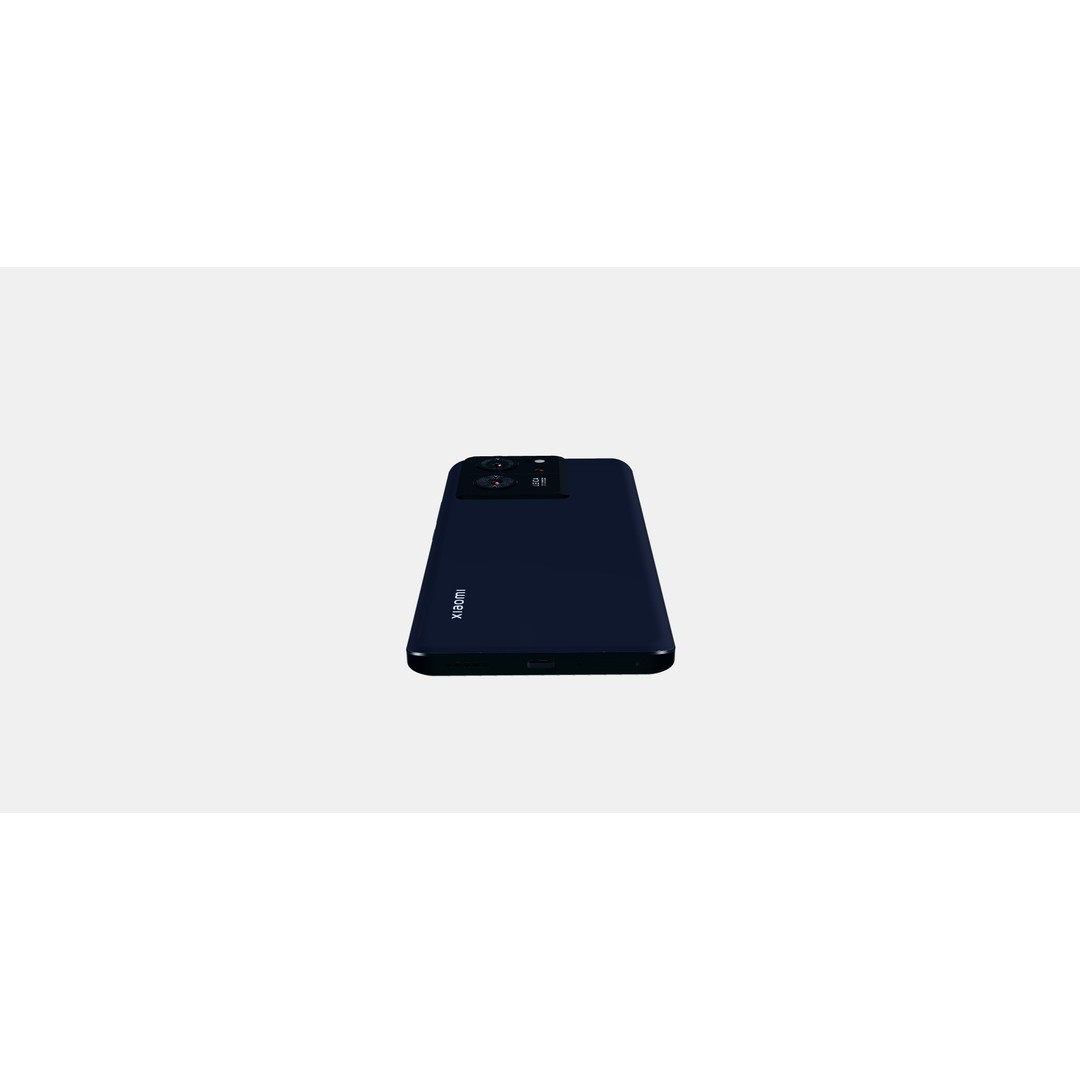 Xiaomi 13T Pro 3D Model – Black Game-Ready Design with PBR Textures - View 8