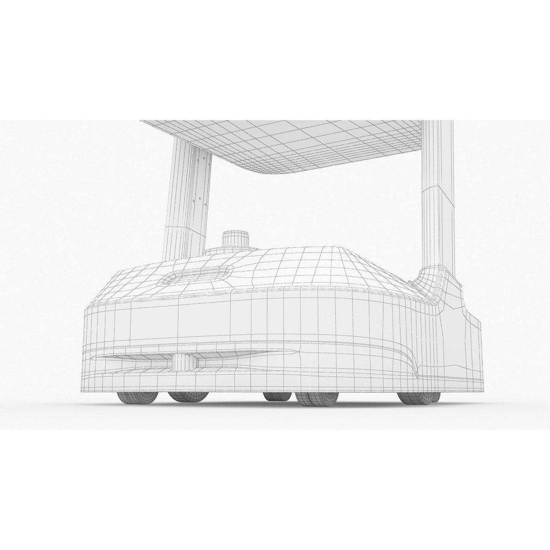 Pudu Swift Bot 2 3D Model – High Poly Delivery Robot, FBX, PBR - View 14