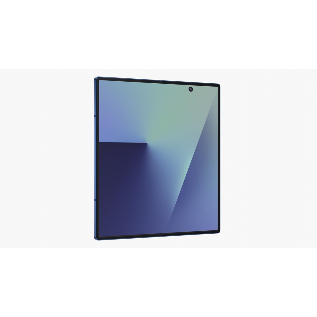 Samsung Galaxy Z Fold 7 3D Model – High-Quality Rigged Phone Asset, Blender, FBX - View 10