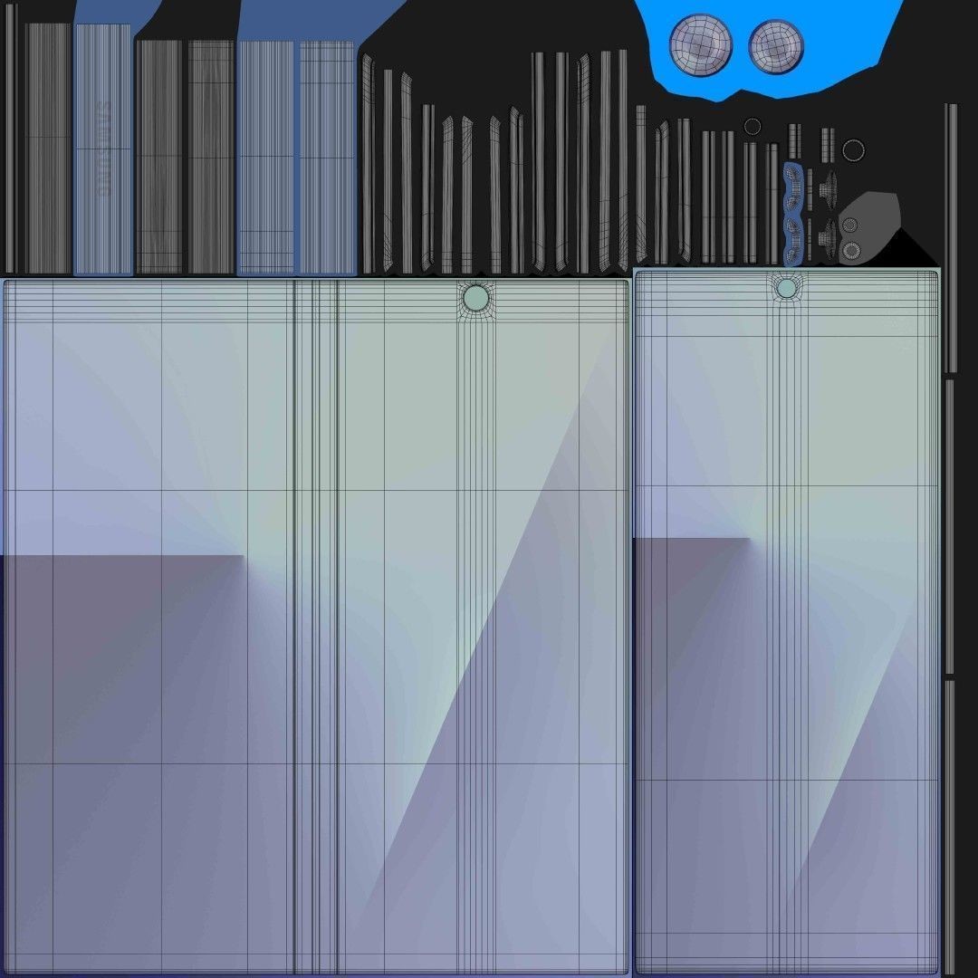 Samsung Galaxy Z Fold 7 3D Model – High-Quality Rigged Phone Asset, Blender, FBX - View 12