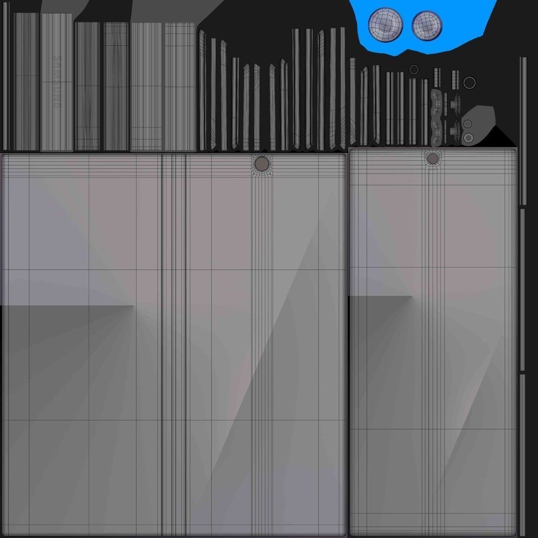 Samsung Galaxy Z Fold 7 3D Model – High-Quality Rigged Phone Asset, Blender, FBX - View 22