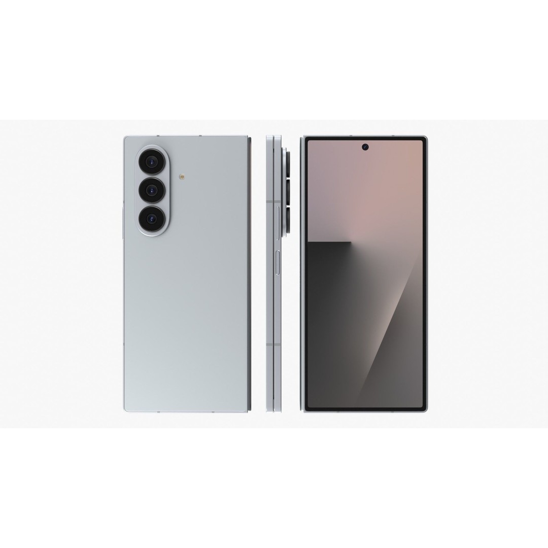 Samsung Galaxy Z Fold 7 3D Model – High-Quality Rigged Phone Asset, Blender, FBX - View 23