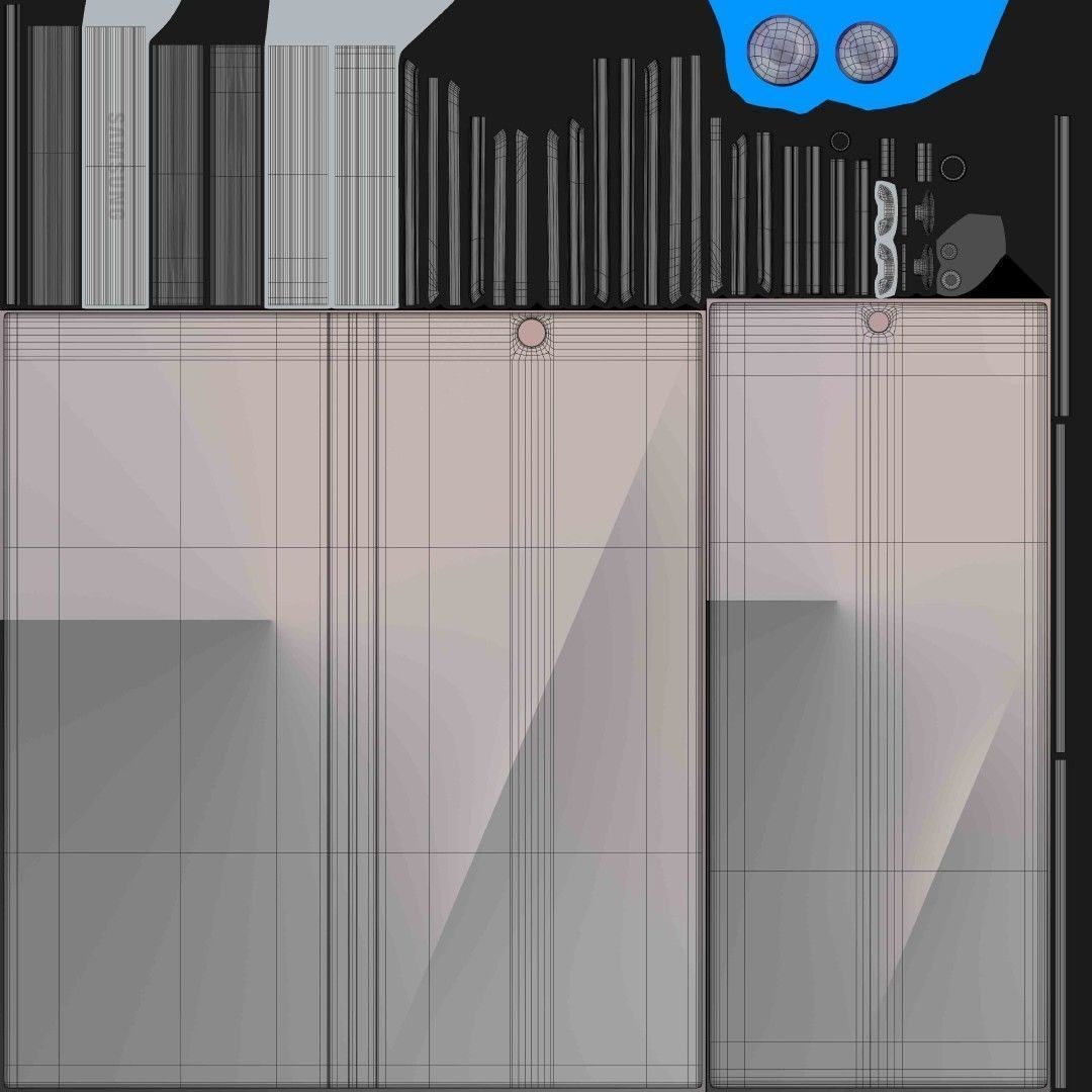 Samsung Galaxy Z Fold 7 3D Model – High-Quality Rigged Phone Asset, Blender, FBX - View 32