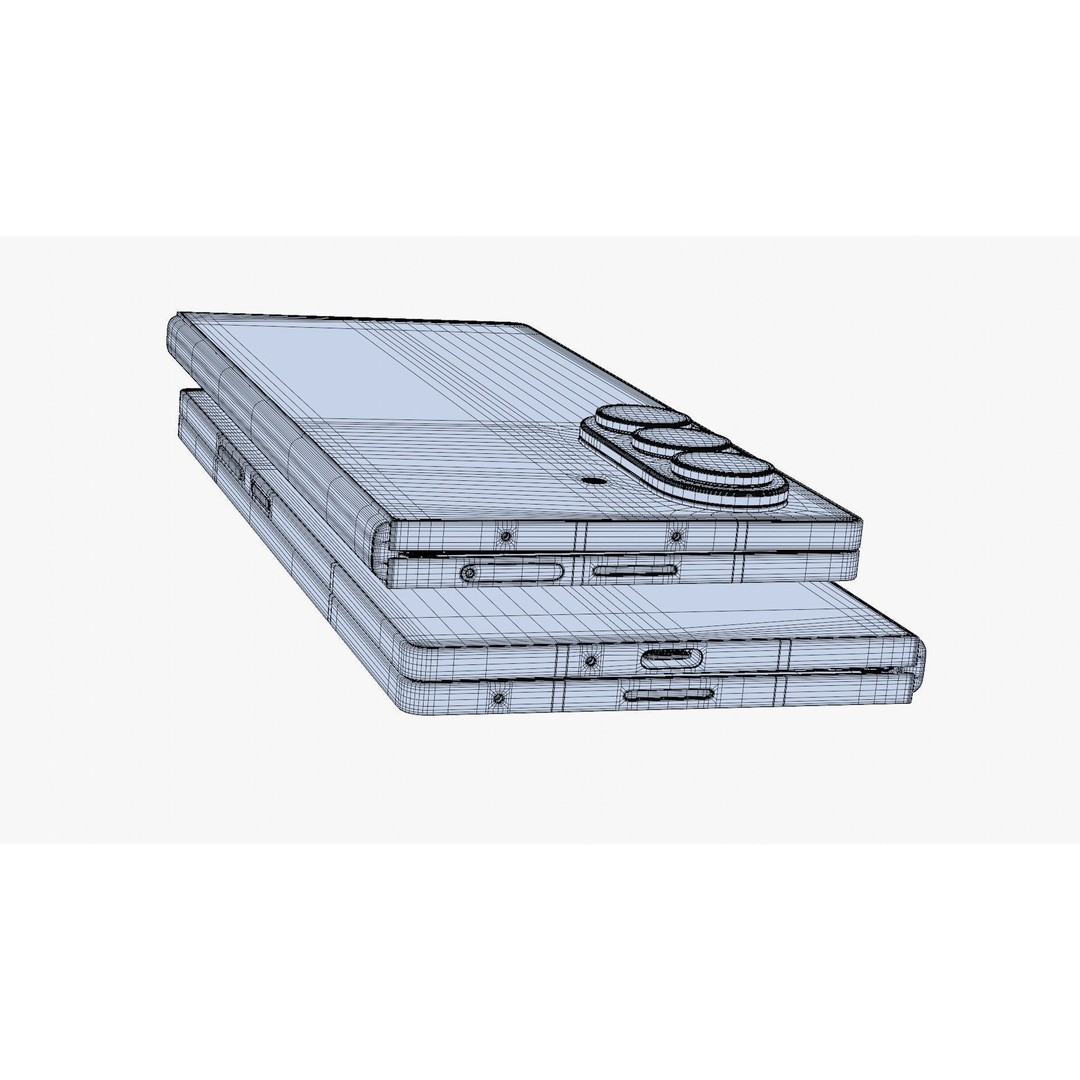 Samsung Galaxy Z Fold 7 3D Model – High-Quality Rigged Phone Asset, Blender, FBX - View 36