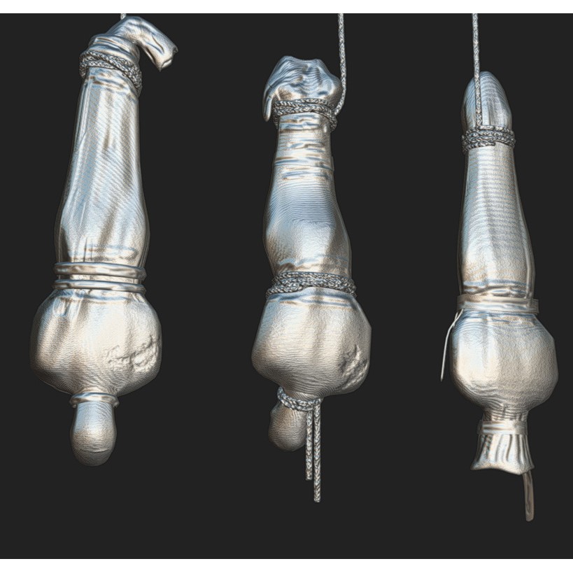 Corpse 3D Model – Low Poly Game Ready Character with PBR Textures - View 9