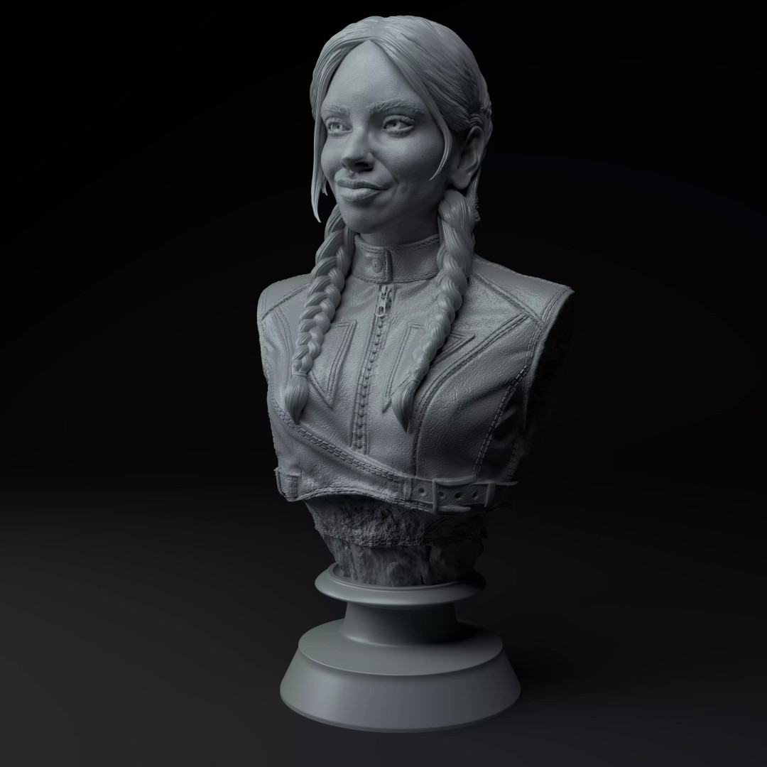Rosalia Motomami Edition 3D Model – Premium Bust Sculpture, STL - View 2