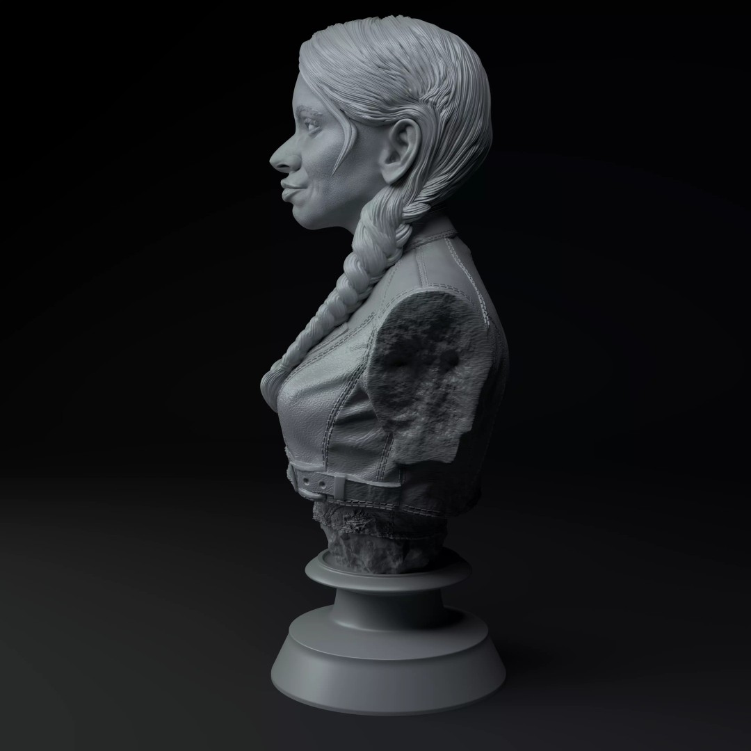 Rosalia Motomami Edition 3D Model – Premium Bust Sculpture, STL - View 4