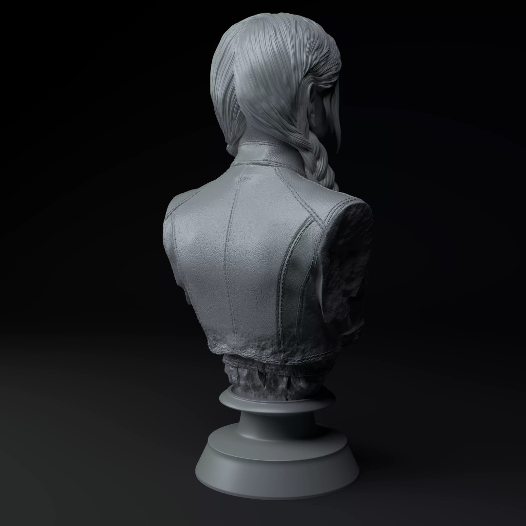 Rosalia Motomami Edition 3D Model – Premium Bust Sculpture, STL - View 7