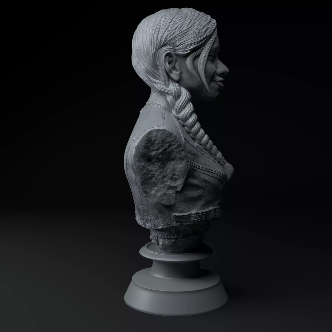 Rosalia Motomami Edition 3D Model – Premium Bust Sculpture, STL - View 8