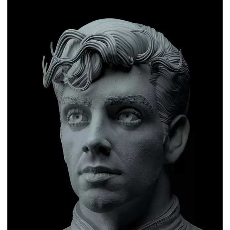 Franco Colapinto Bust 3D Model – High Poly Printable Sculpture