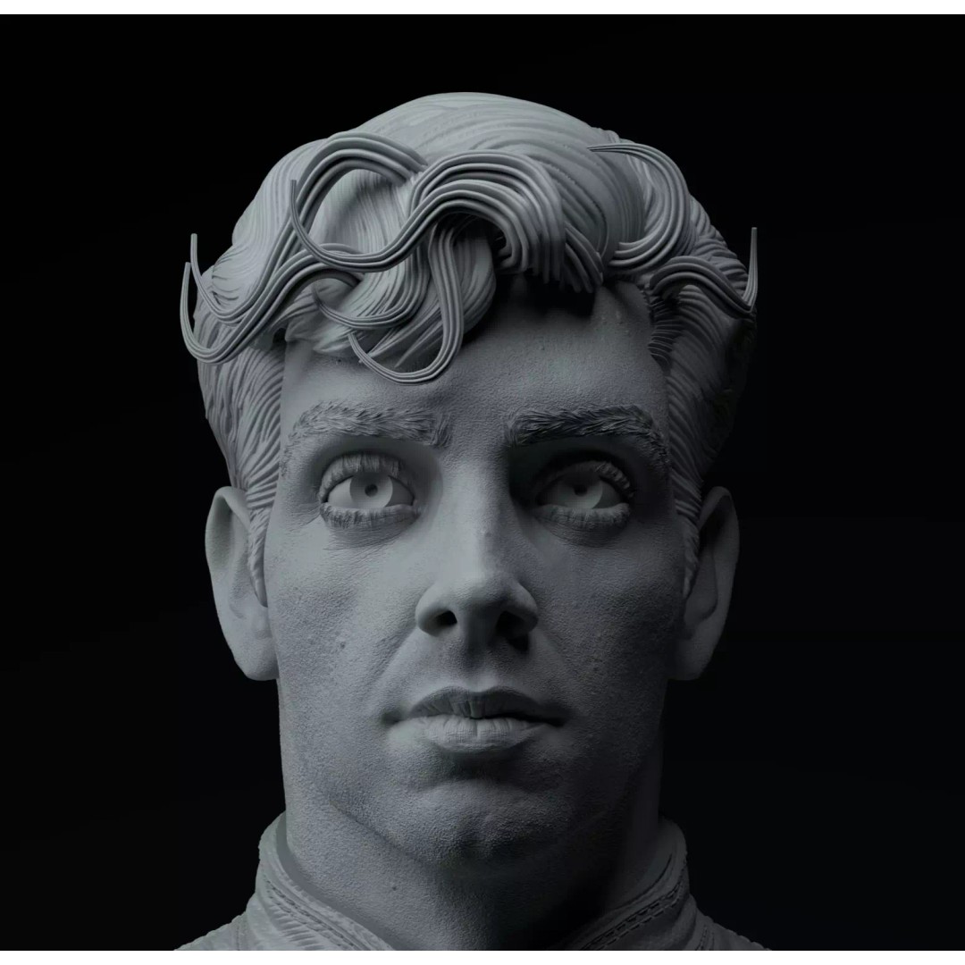 Franco Colapinto Bust 3D Model – High Poly Printable Sculpture - View 10