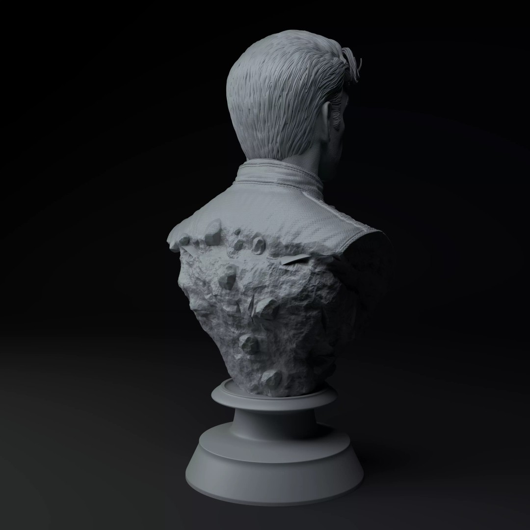 Franco Colapinto Bust 3D Model – High Poly Printable Sculpture - View 7