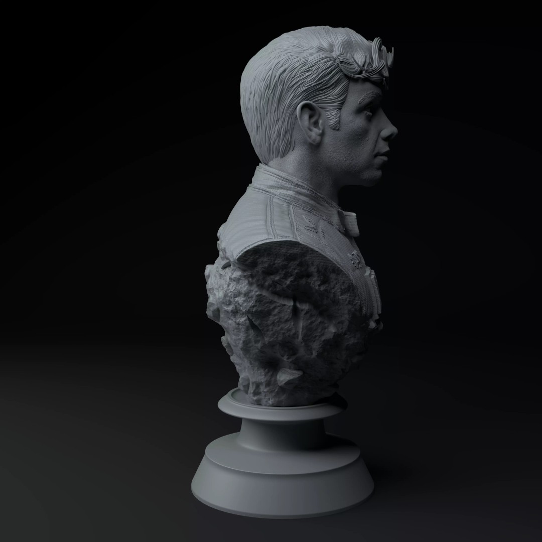 Franco Colapinto Bust 3D Model – High Poly Printable Sculpture - View 8
