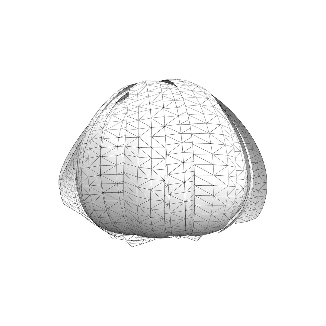 Modern Cut Straight Short Hair 3D Model – Low Poly Game Asset, FBX - View 12