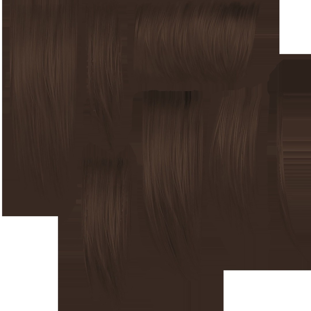 Modern Cut Straight Short Hair 3D Model – Low Poly Game Asset, FBX - View 13