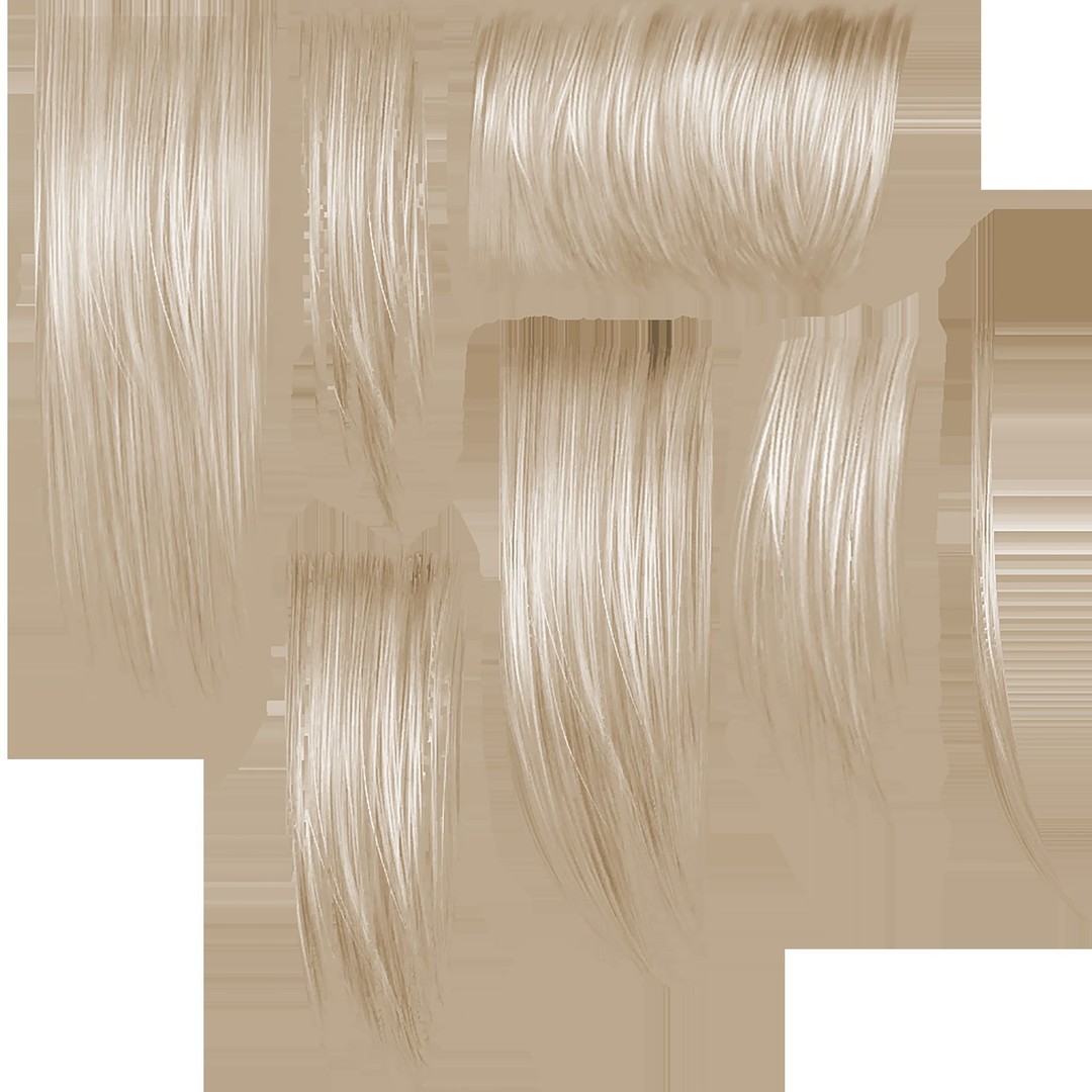 Modern Cut Straight Short Hair 3D Model – Low Poly Game Asset, FBX - View 14