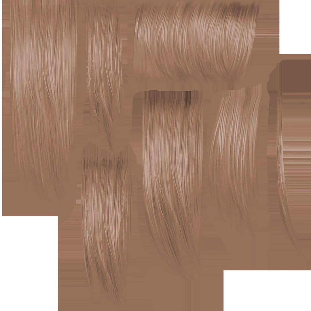 Modern Cut Straight Short Hair 3D Model – Low Poly Game Asset, FBX - View 16