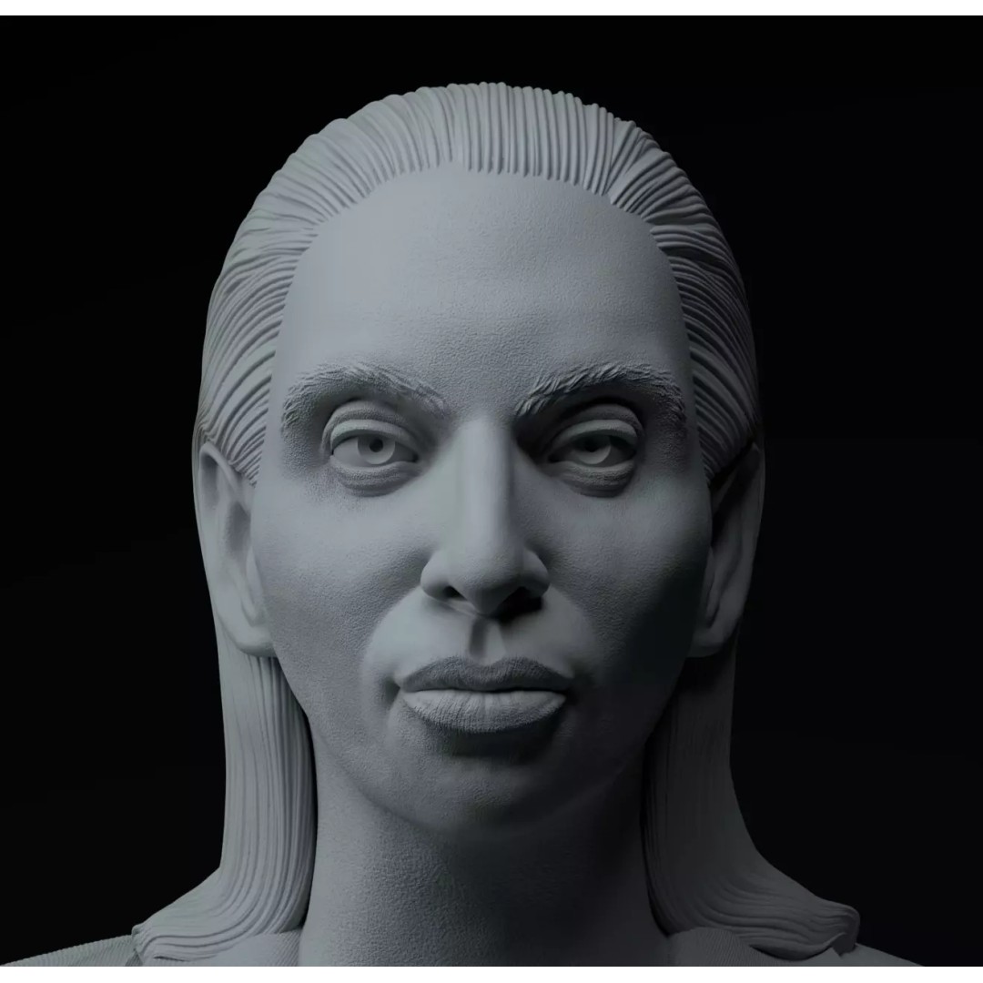 Harley Quinn Bust 3D Model – Premium Collectible Sculpture, STL - View 10