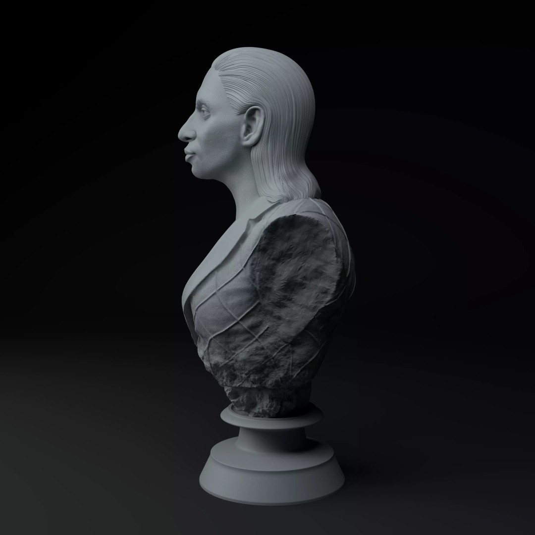 Harley Quinn Bust 3D Model – Premium Collectible Sculpture, STL - View 4