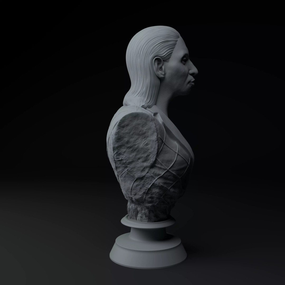 Harley Quinn Bust 3D Model – Premium Collectible Sculpture, STL - View 8