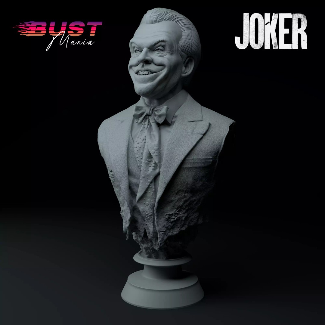 The Four Jokers 3D Model – Premium Collectible Busts Pack, STL - View 9