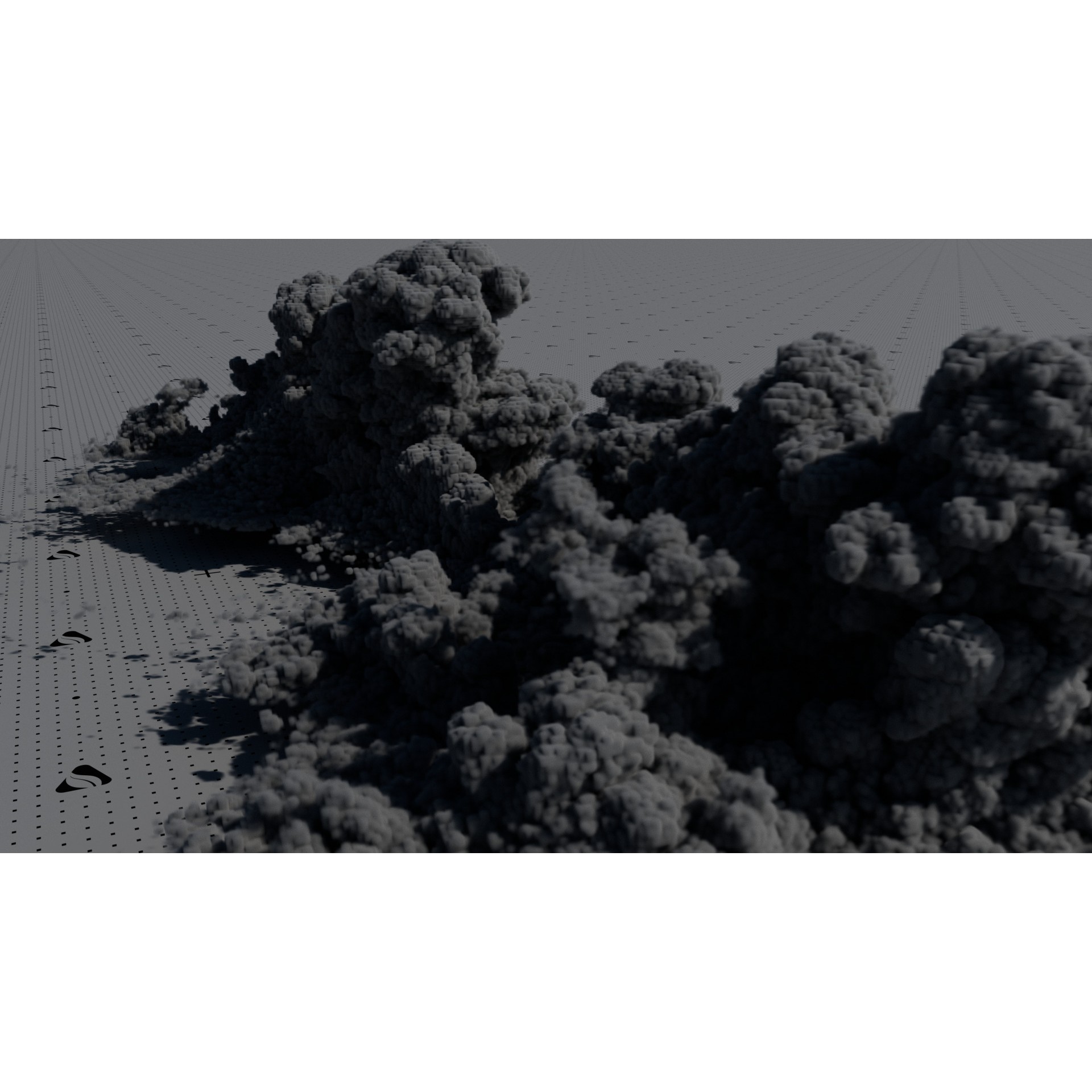 VDB Cumulonimbus Cloud Field 8 - Volumetric 3D Model