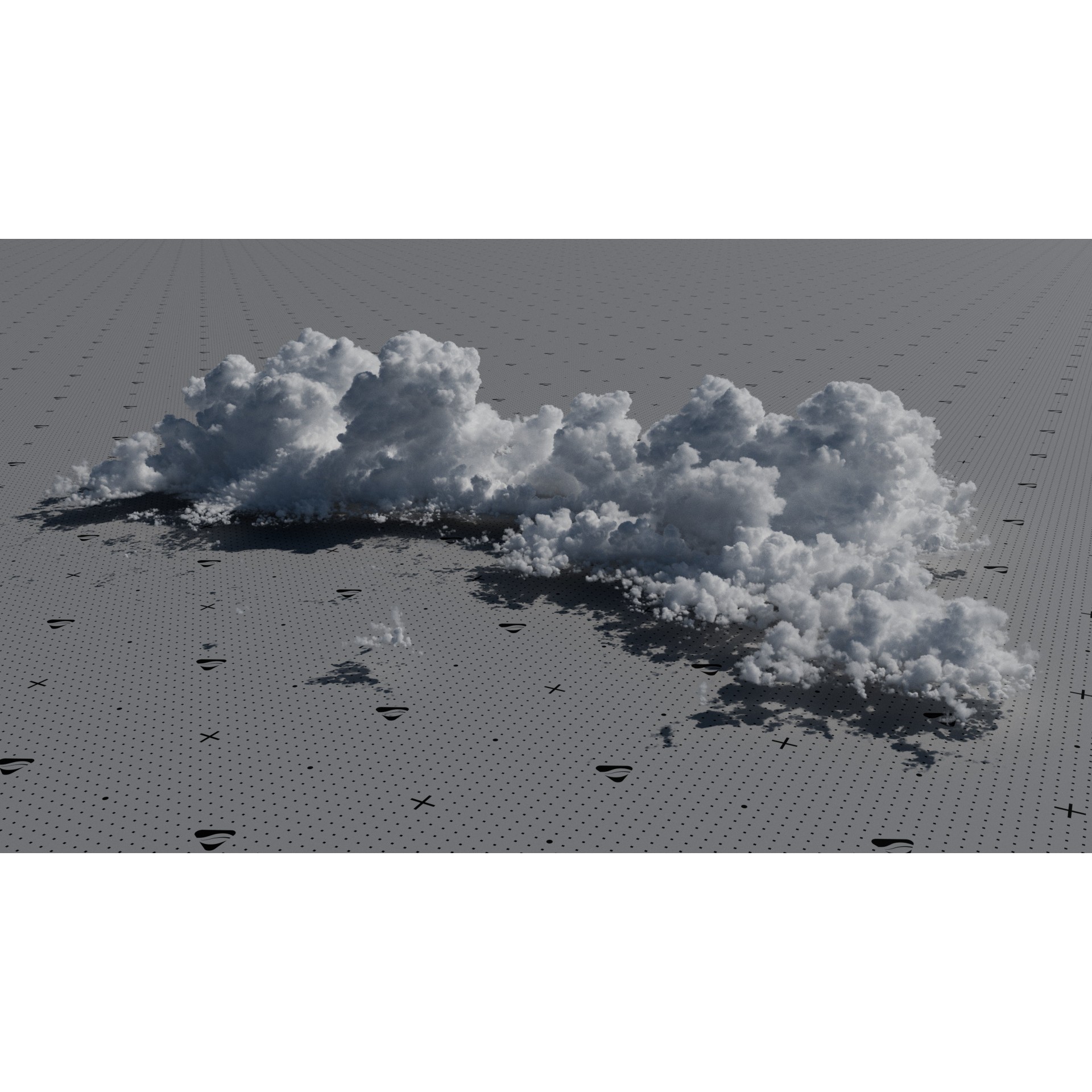 VDB Cumulonimbus Cloud Field 8 - Volumetric 3D Model - View 10