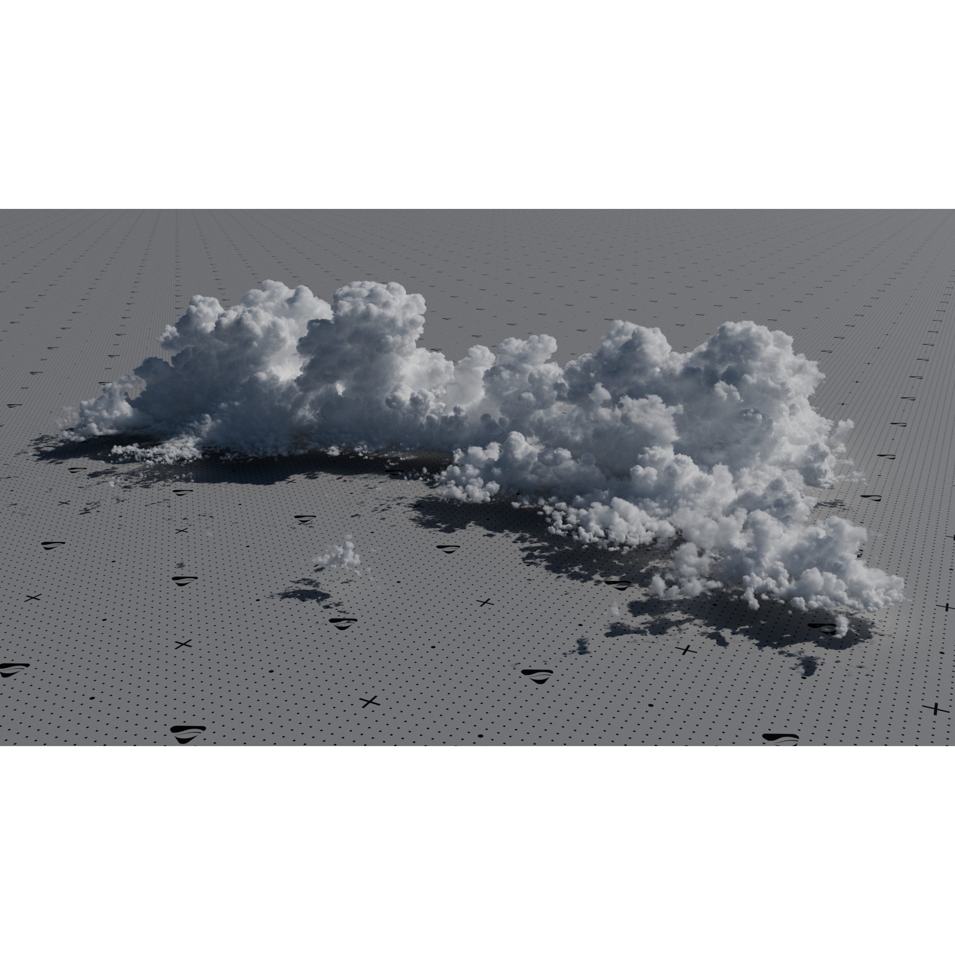 VDB Cumulonimbus Cloud Field 8 - Volumetric 3D Model - View 11