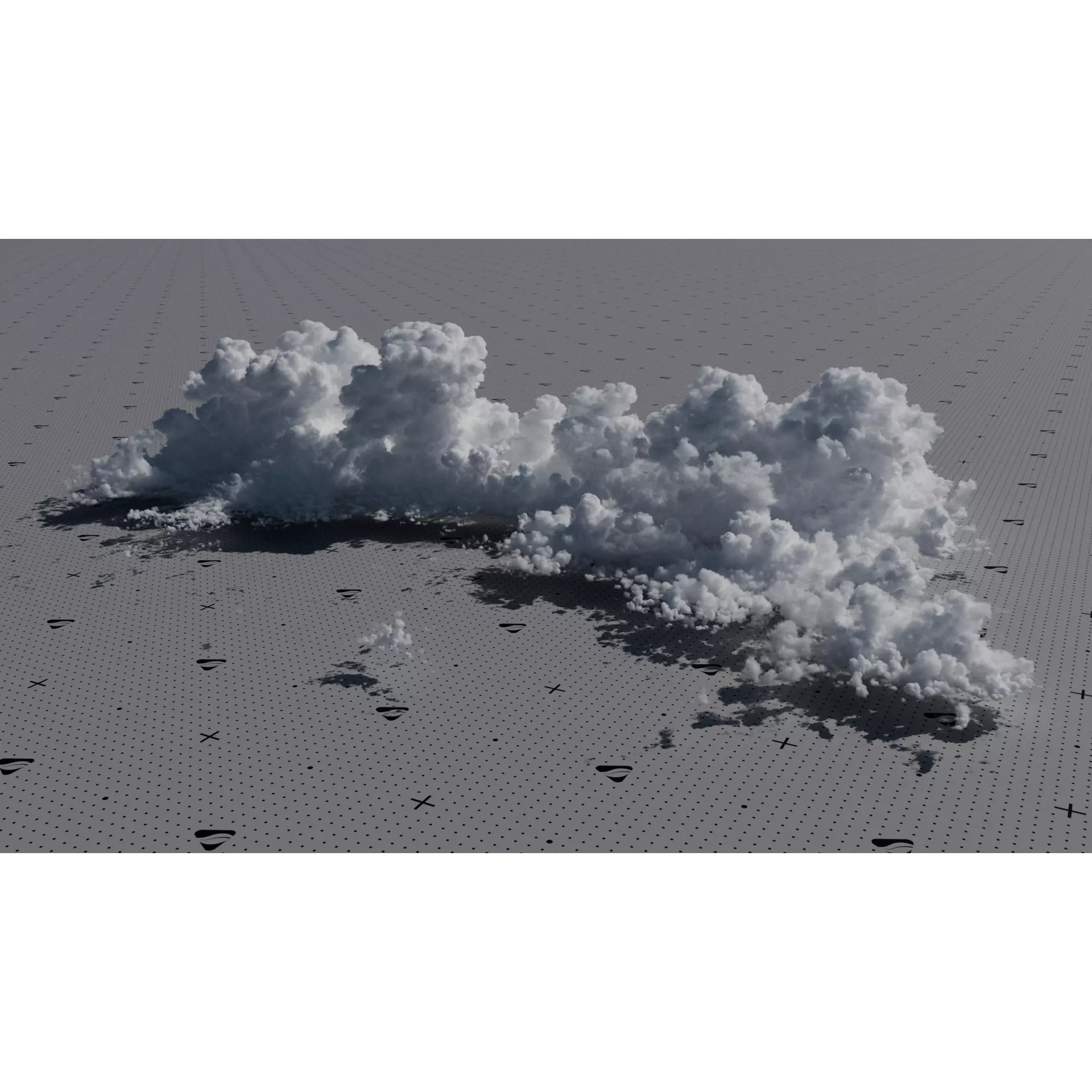 VDB Cumulonimbus Cloud Field 8 - Volumetric 3D Model - View 2