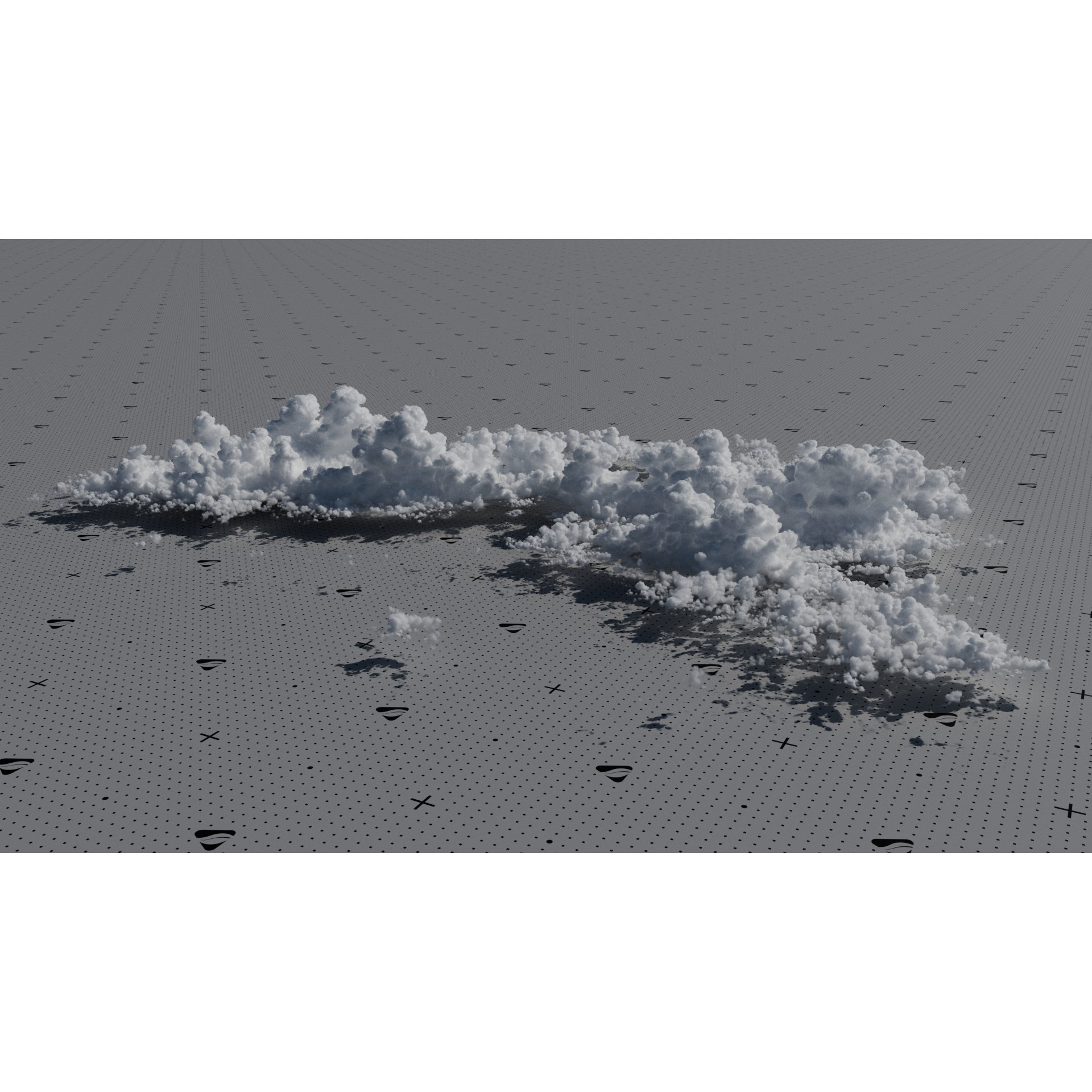 VDB Cumulonimbus Cloud Field 8 - Volumetric 3D Model - View 6