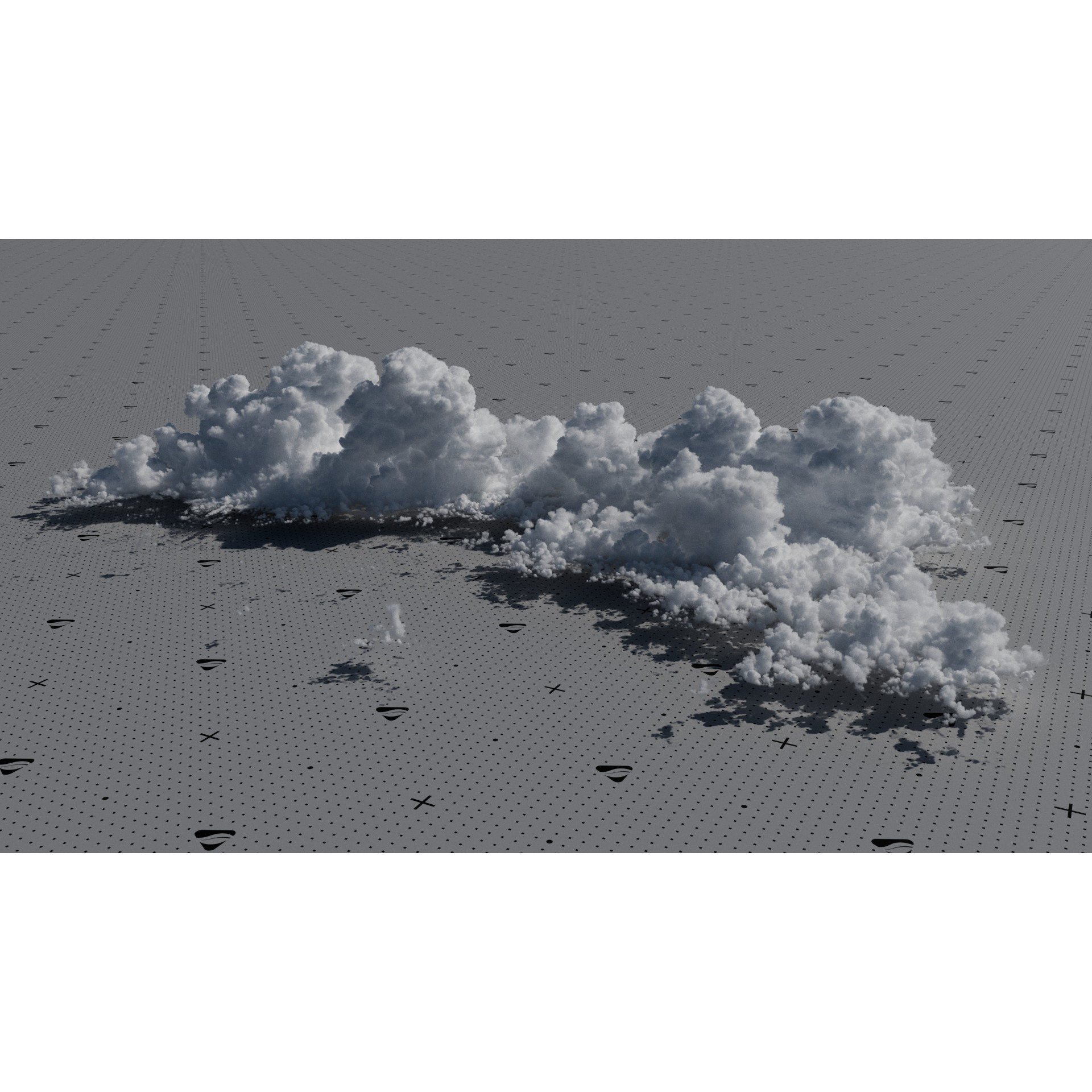 VDB Cumulonimbus Cloud Field 8 - Volumetric 3D Model - View 9