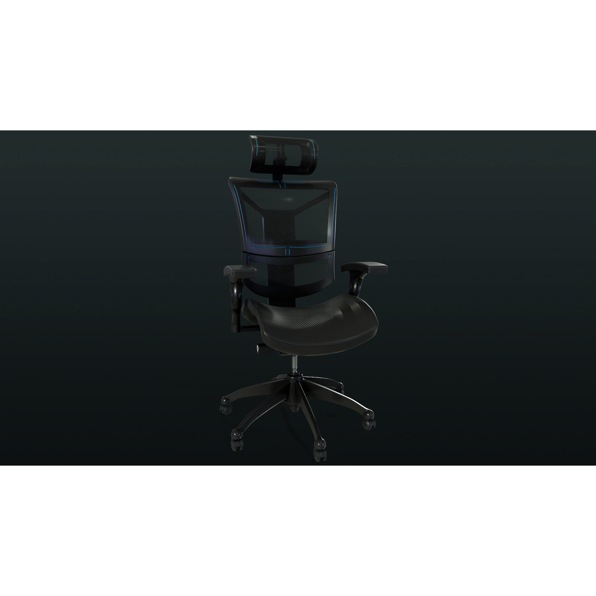 Control Panel Desk - Game-Ready 3D Model - View 11