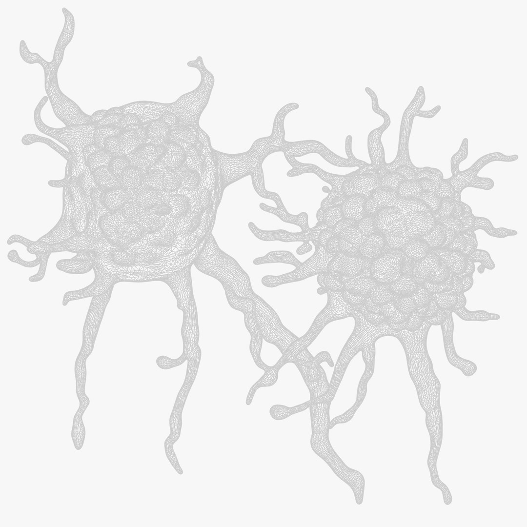 Cancer Cell Tumor 3D Model – High Poly PBR Asset, FBX, OBJ, Blender