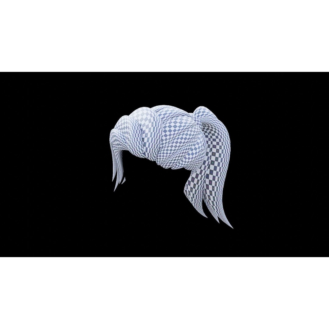 Base Haircuts 3D Model – Stylized Character Mesh for Sculpting, FBX