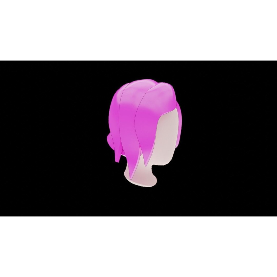 Base Haircuts 3D Model – Stylized Character Mesh for Sculpting, FBX - View 12