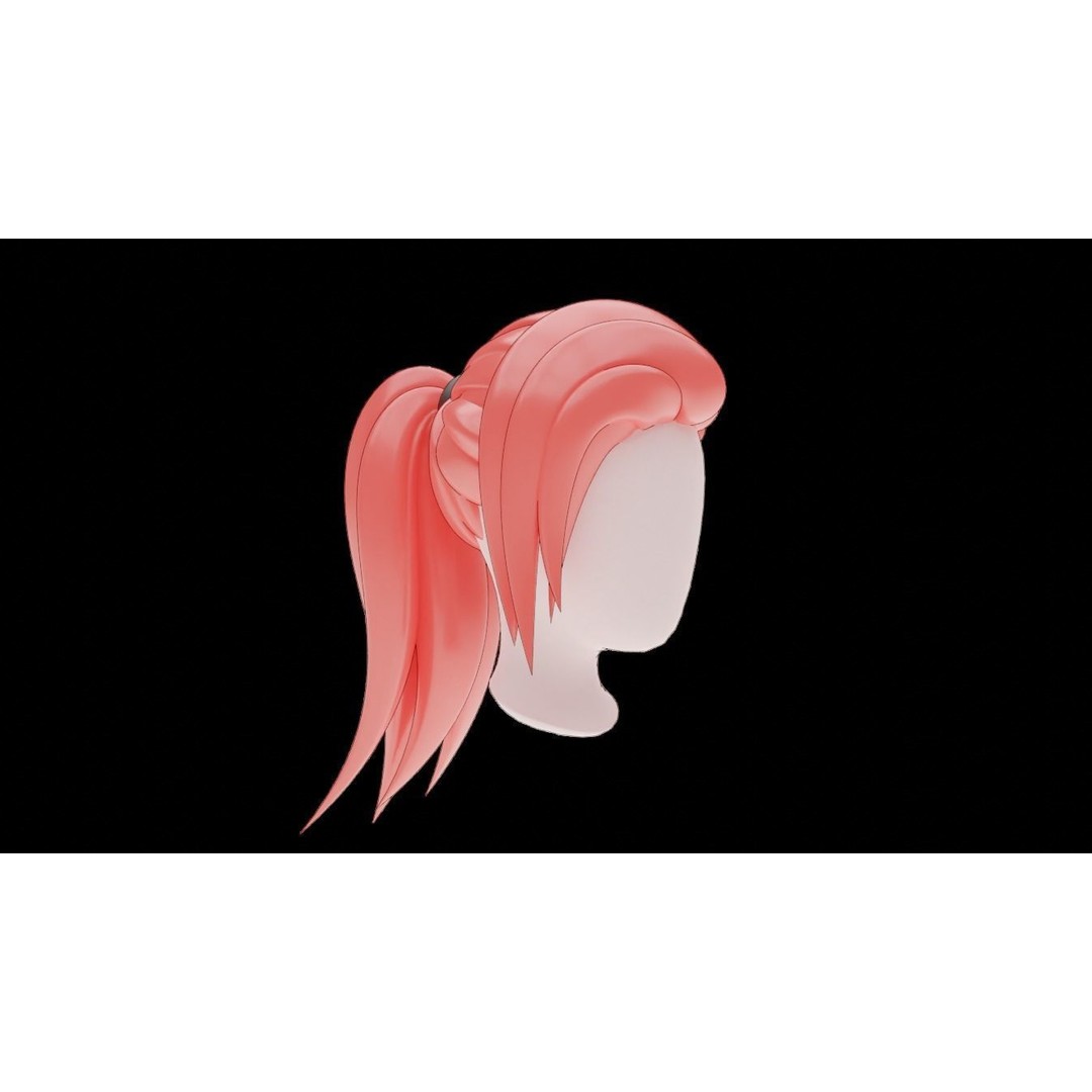 Base Haircuts 3D Model – Stylized Character Mesh for Sculpting, FBX - View 13