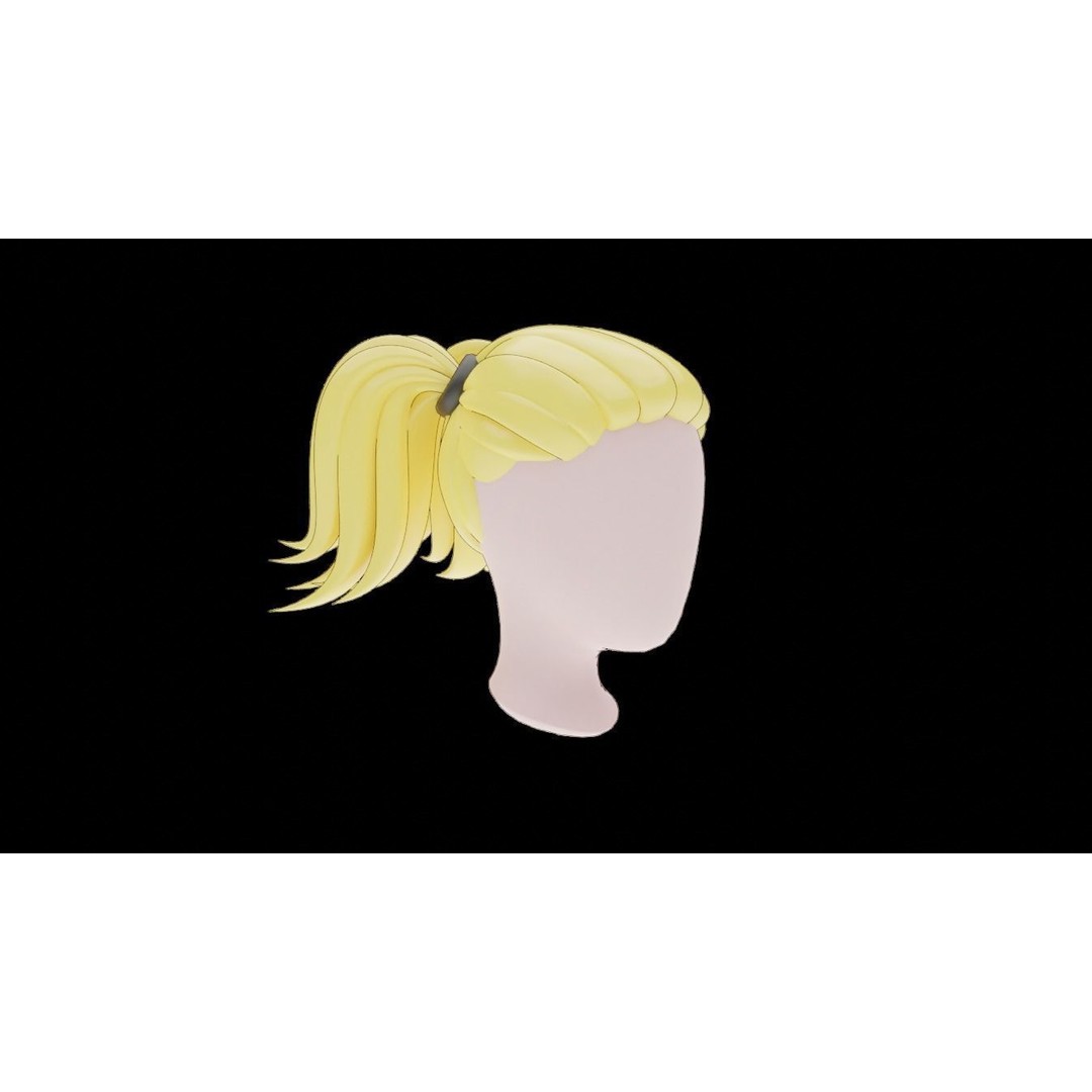 Base Haircuts 3D Model – Stylized Character Mesh for Sculpting, FBX - View 14