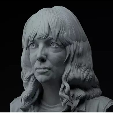 Joyce Byers 3D Model – Premium Bust Sculpture for Printing