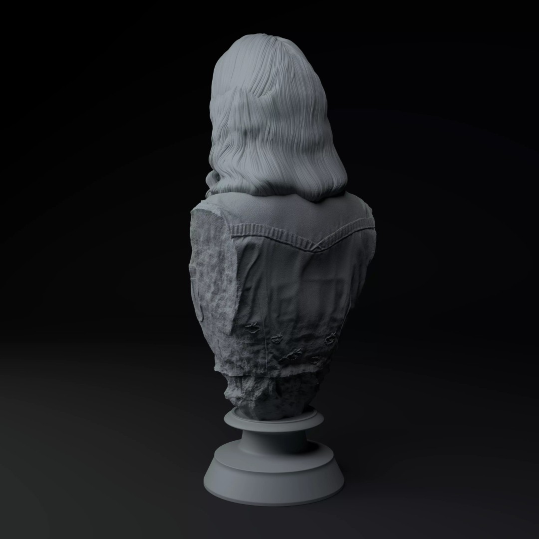 Joyce Byers 3D Model – Premium Bust Sculpture for Printing - View 6