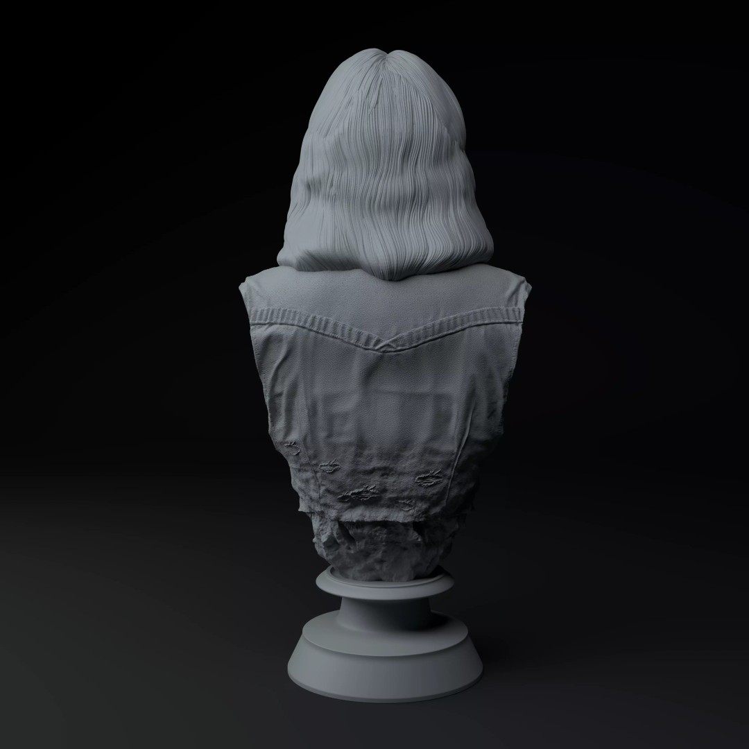 Joyce Byers 3D Model – Premium Bust Sculpture for Printing - View 7