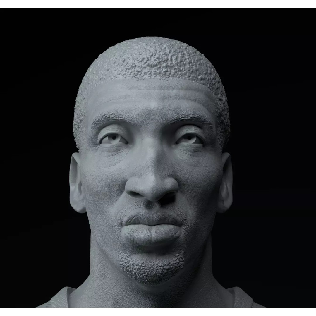 Chicago Bulls Big Three 3D Model – Premium Diorama with Trophies - View 22