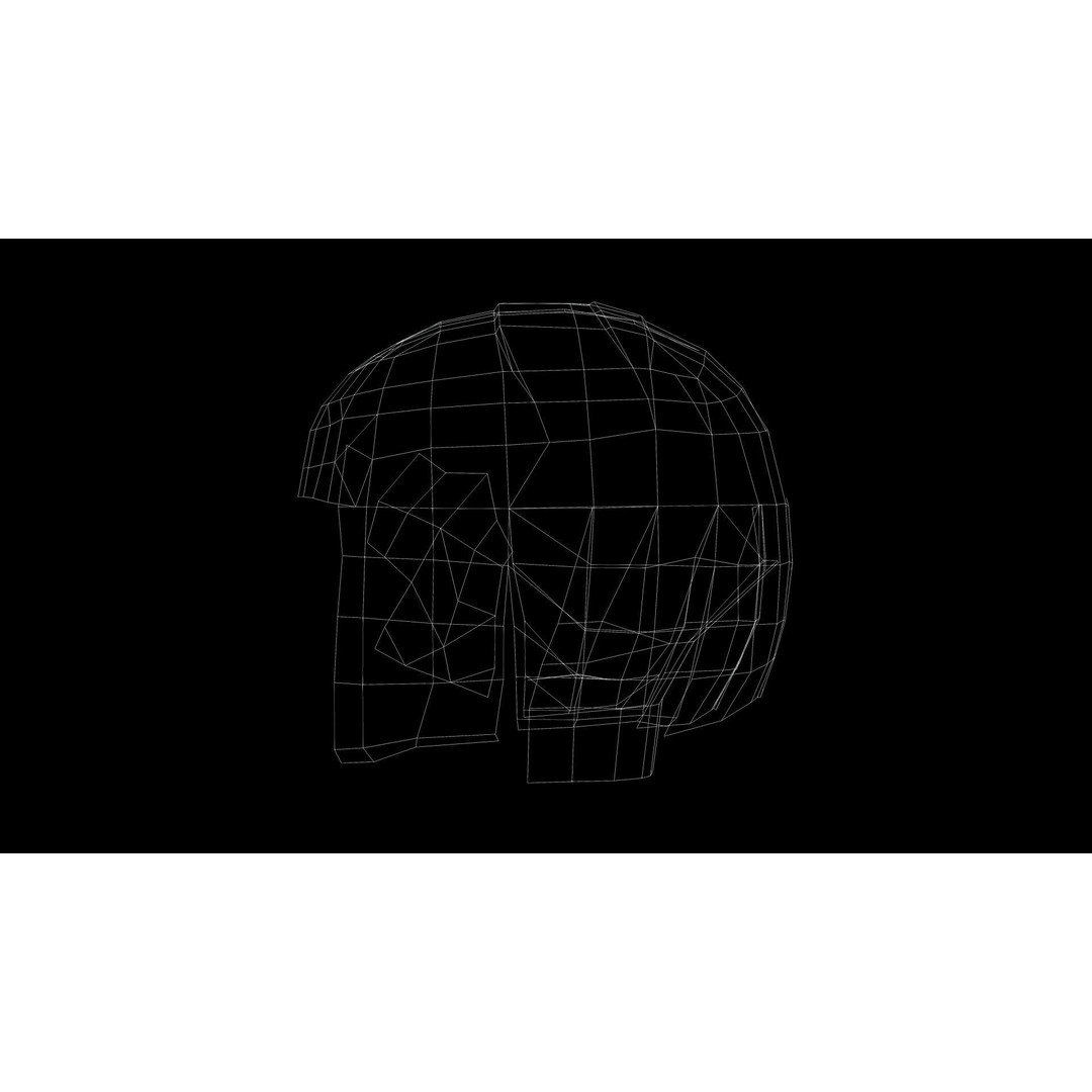 Female Bob Hair 3D Model – Low Poly Realistic Hair, FBX - View 14