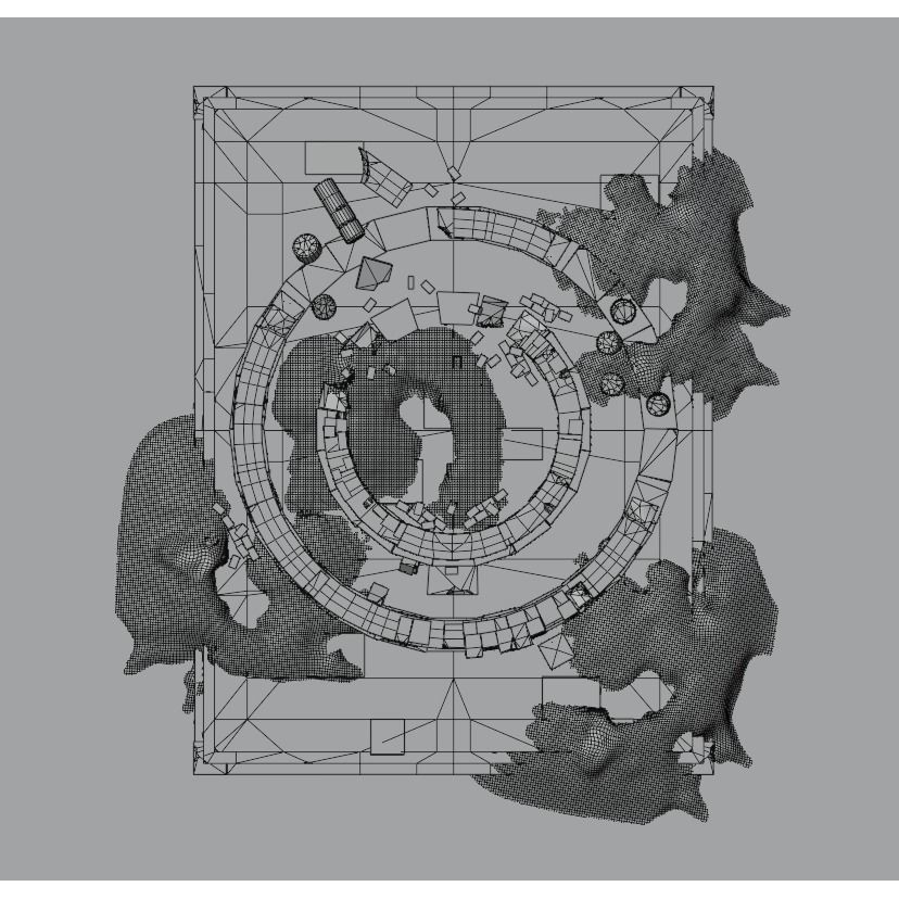 Ancient Round Temple 3D Model – Low Poly Doric Design, FBX, OBJ - View 11