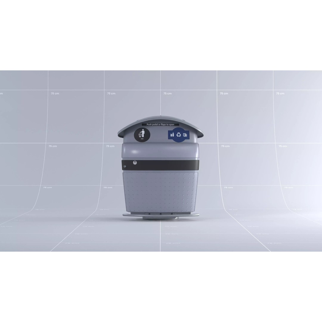 Toronto Waste Bin 3D Model – Realistic Exterior Asset, FBX, OBJ - View 2