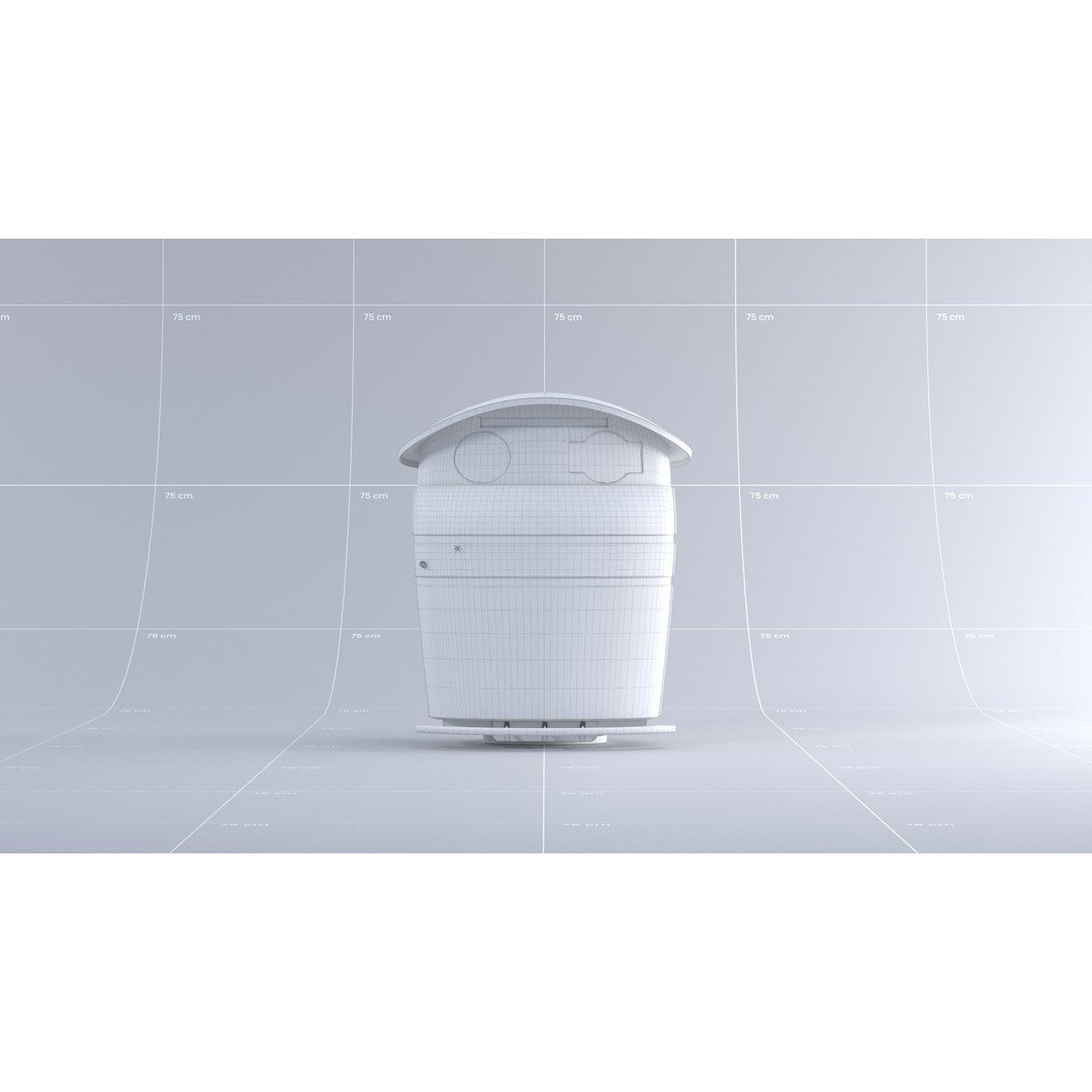 Toronto Waste Bin 3D Model – Realistic Exterior Asset, FBX, OBJ - View 8