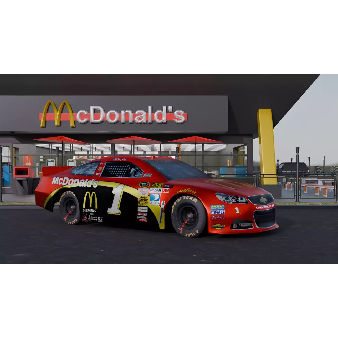 McDonald's Restaurant 3D Model – High Poly Game-Ready Asset, Blender, FBX, OBJ - View 5