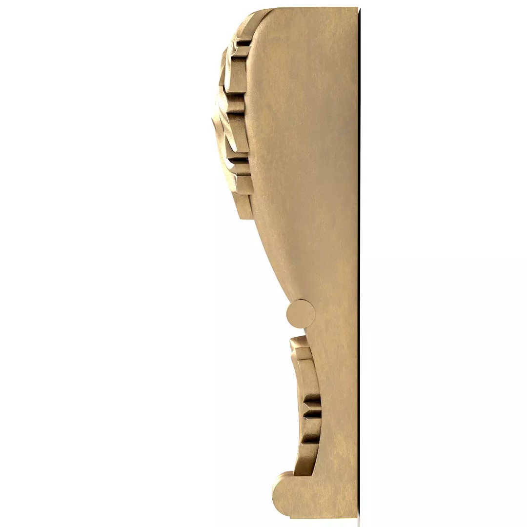 Corbel 3D Model – Architectural Decoration, FBX, PBR Textures - View 6