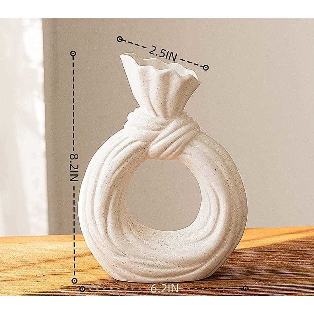 Chelity Decorative Vase 3D Model – Unique Donut Shape, PBR Textures - View 5
