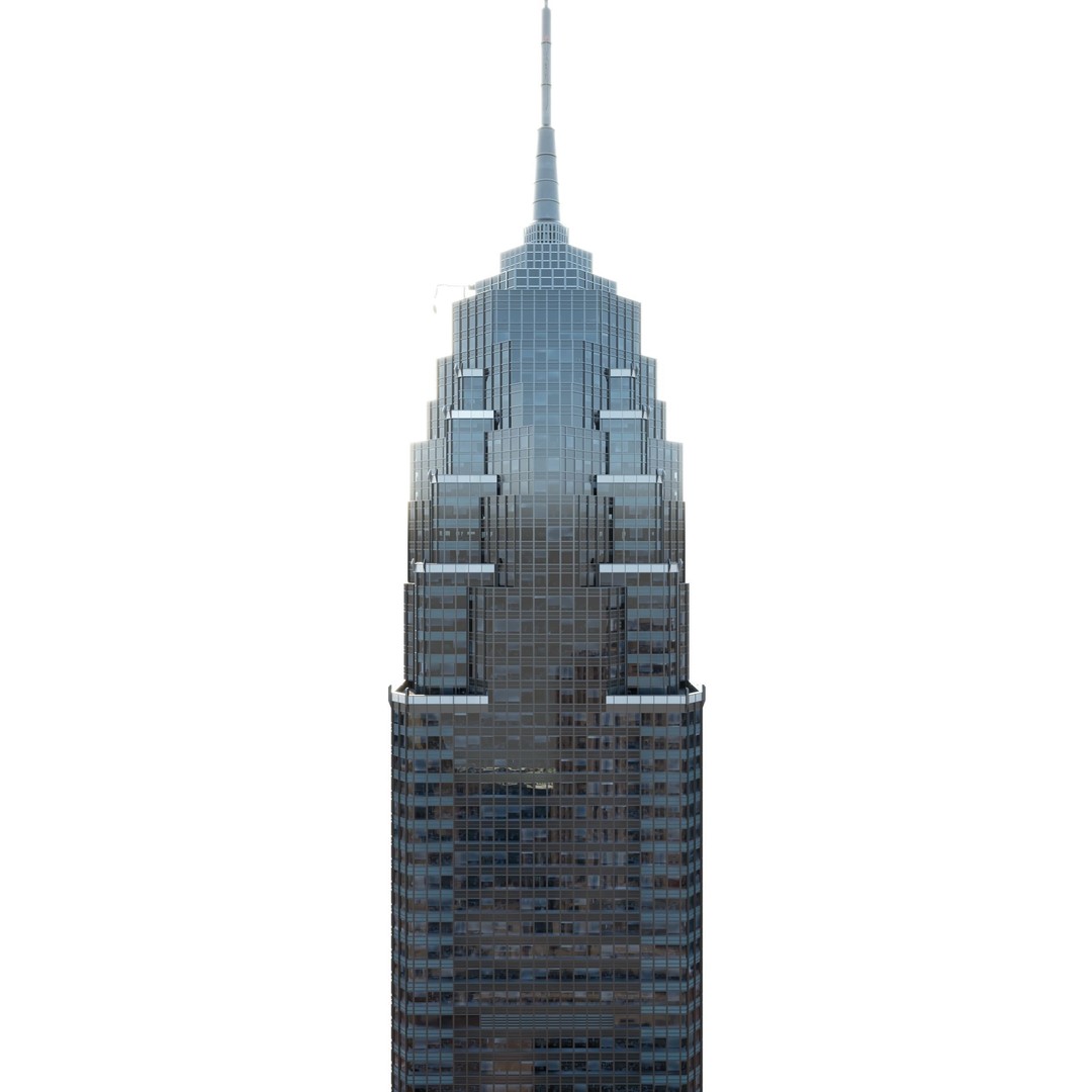 Skyscraper 1 3D Model – Detailed Architectural Design, FBX, OBJ - View 10