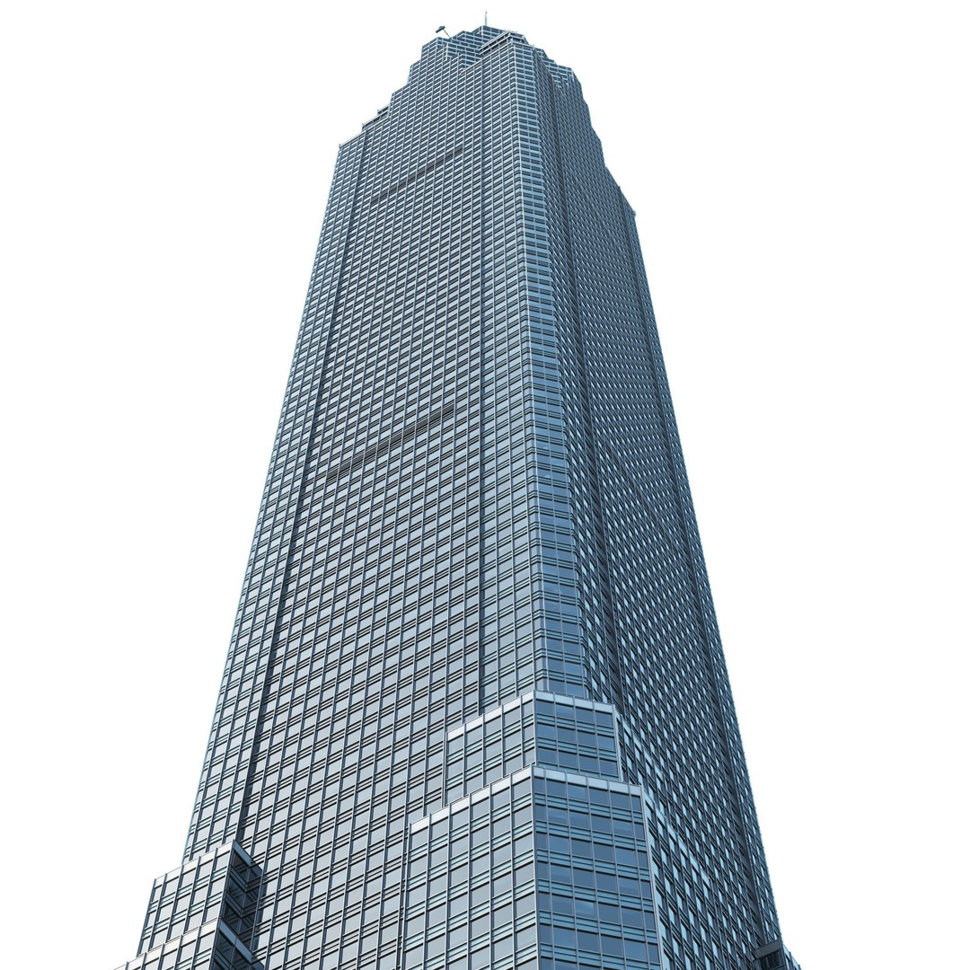 Skyscraper 1 3D Model – Detailed Architectural Design, FBX, OBJ - View 20